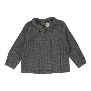 Analogie Toddler Boys Shirt - Gray Houndstooth