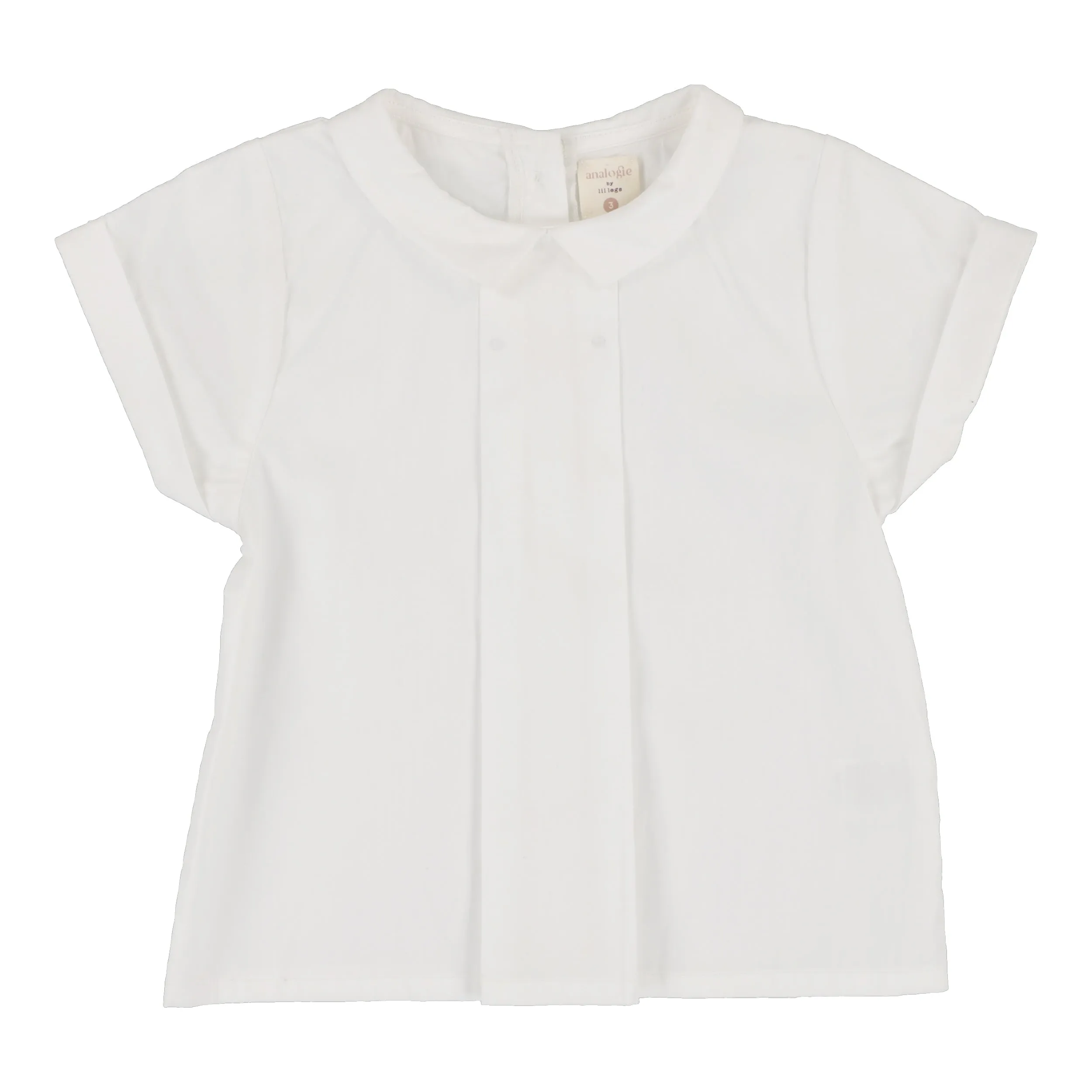 Analogie Toddler Poplin Shirt - White