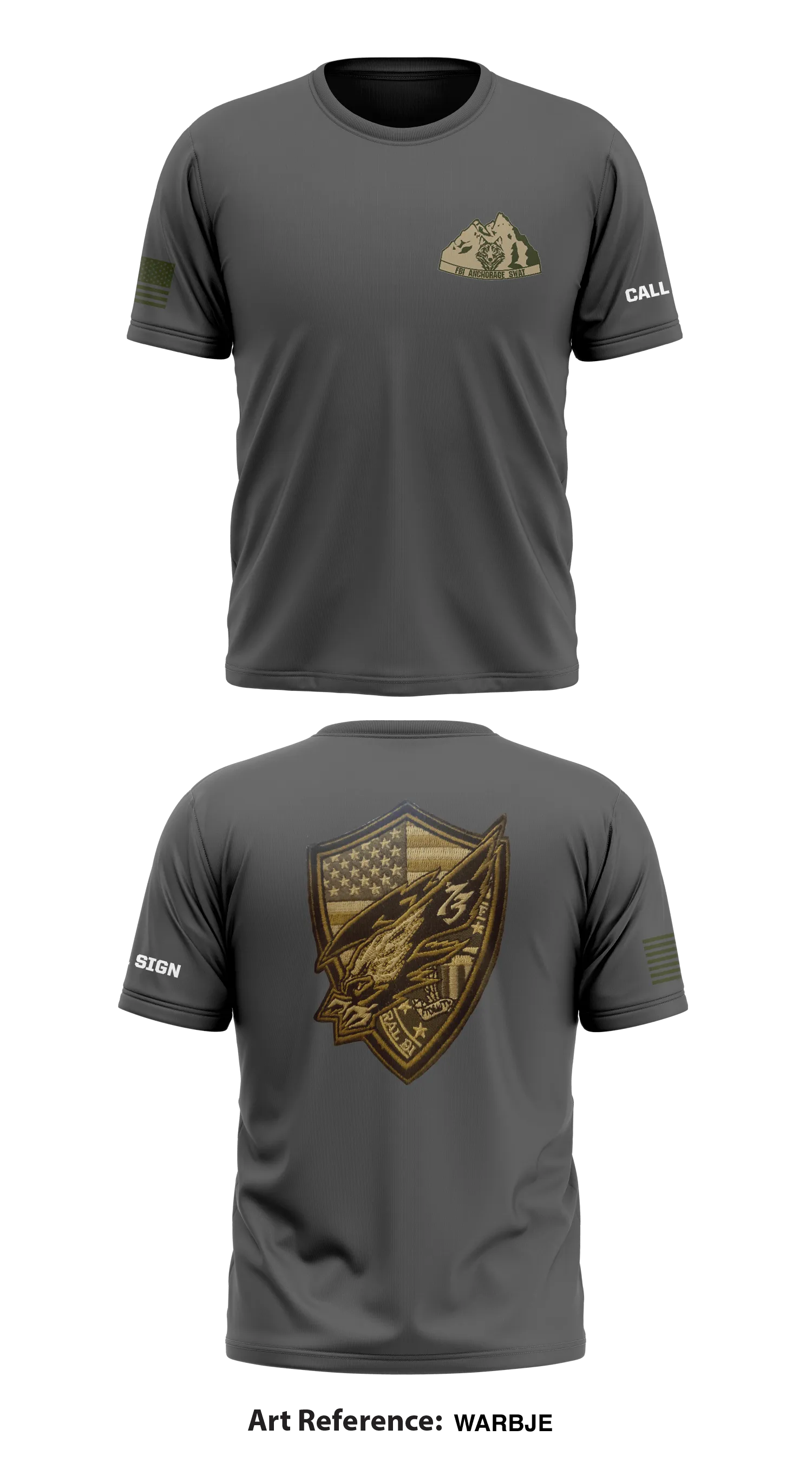 Anchorage Swat Store 1 Core Men's SS Performance Tee - wARbJE