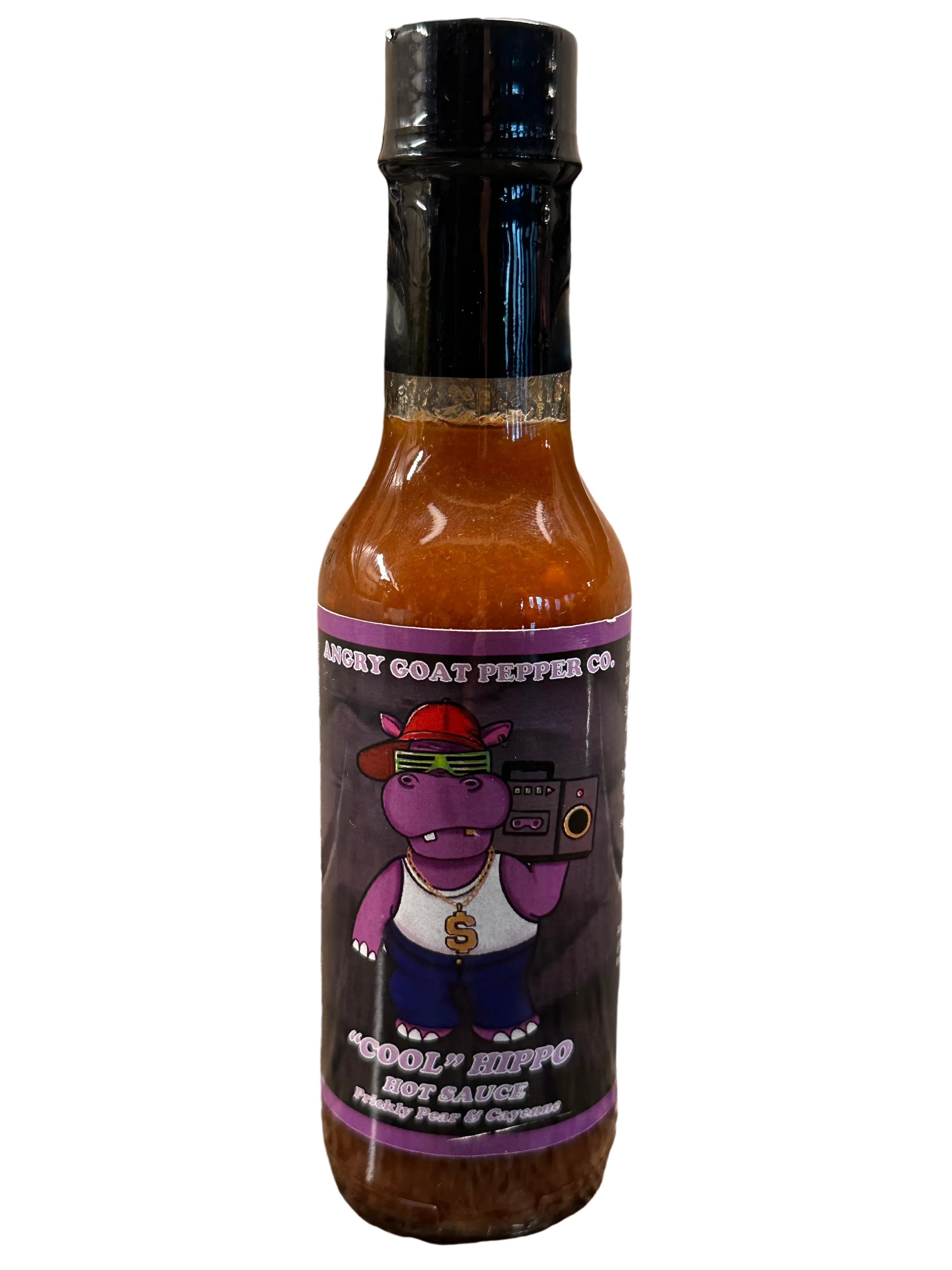 Angry Goat Cool Hippo Prickly Pear & Cayenne Pepper Hot Sauce