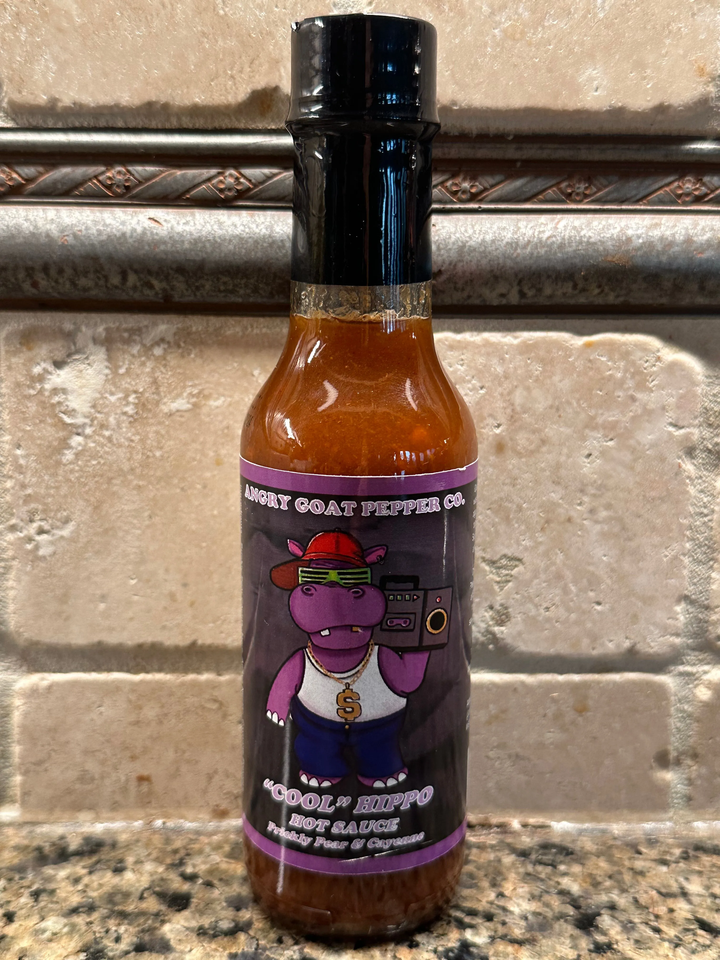 Angry Goat Cool Hippo Prickly Pear & Cayenne Pepper Hot Sauce