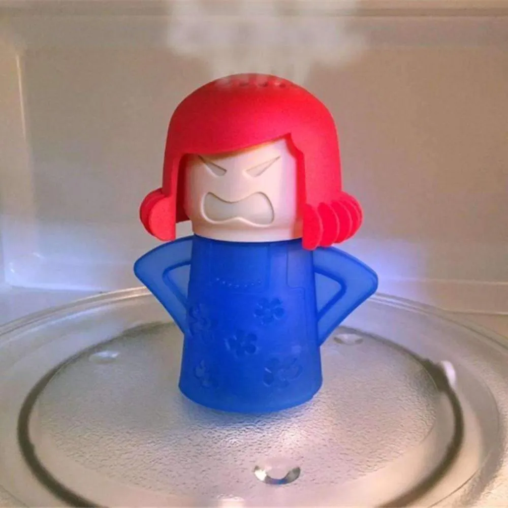 Angry Mama Microwave Cleaner - Cleans Your Microwave Oven in Just Minutes!