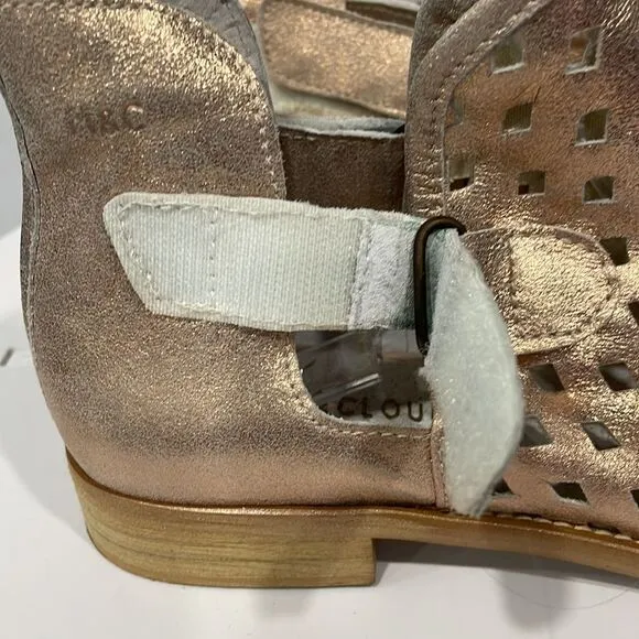 Anthropologie | Musse &amp; Cloud Women’s Shoes Caila Ankle Booties Sz 6 Rose Gold