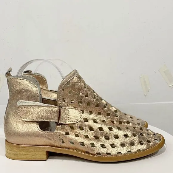 Anthropologie | Musse &amp; Cloud Women’s Shoes Caila Ankle Booties Sz 6 Rose Gold