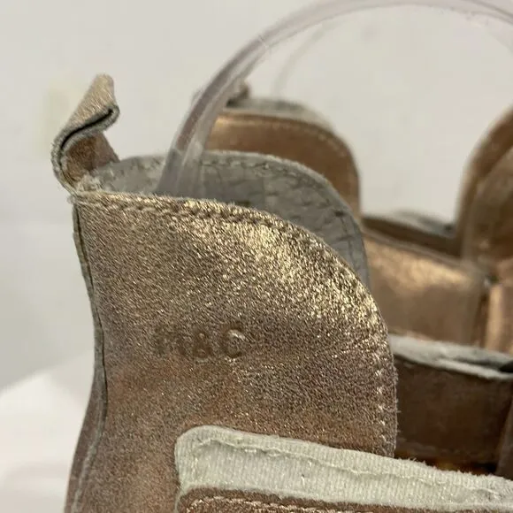 Anthropologie | Musse &amp; Cloud Women’s Shoes Caila Ankle Booties Sz 6 Rose Gold