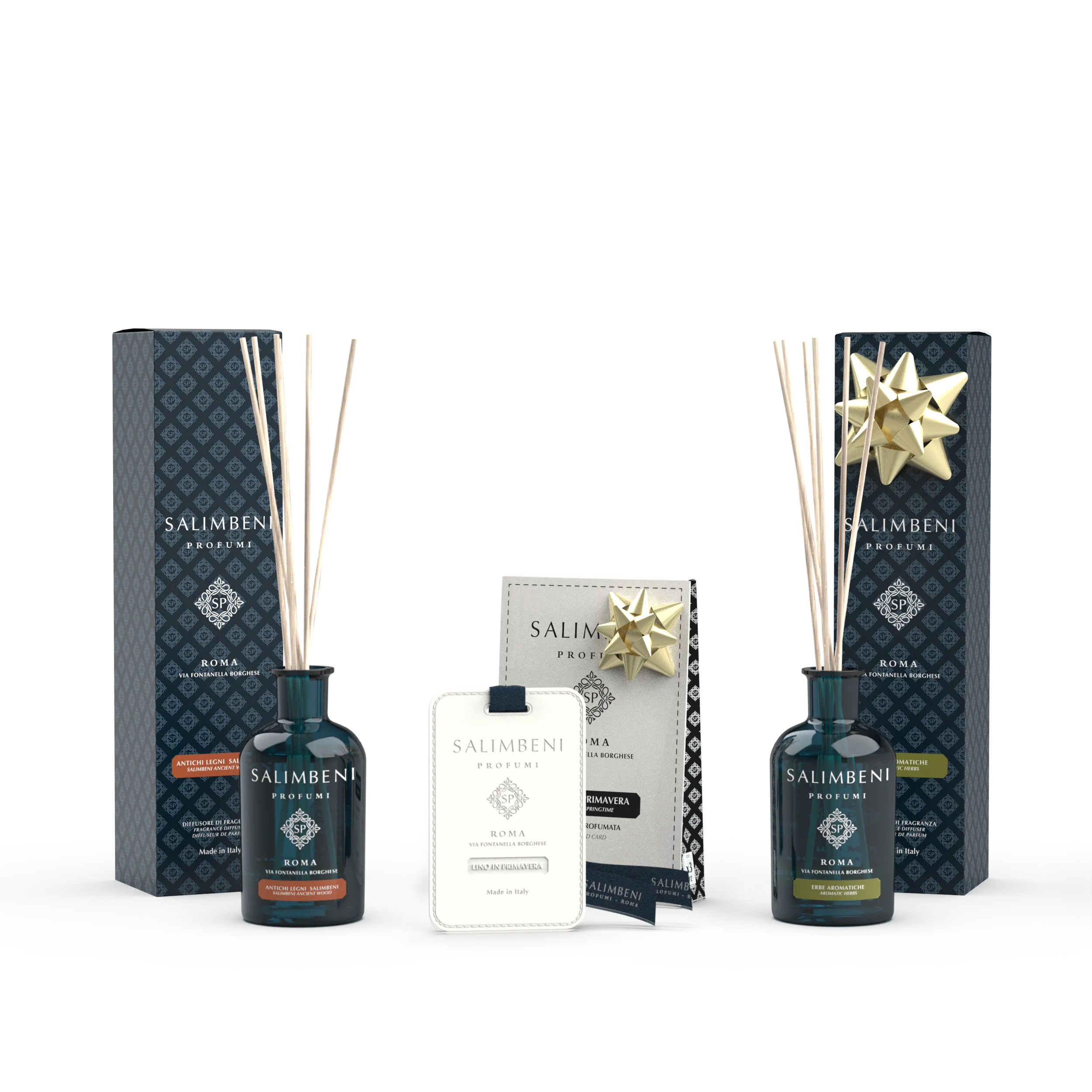 Antichi Legni Salimbeni da 100 ml   Tessere Profumate per il Guardaroba (3 pz.) IN PROVA OMAGGIO   Erbe Aromatiche da 100 ml IN PROVA OMAGGIO