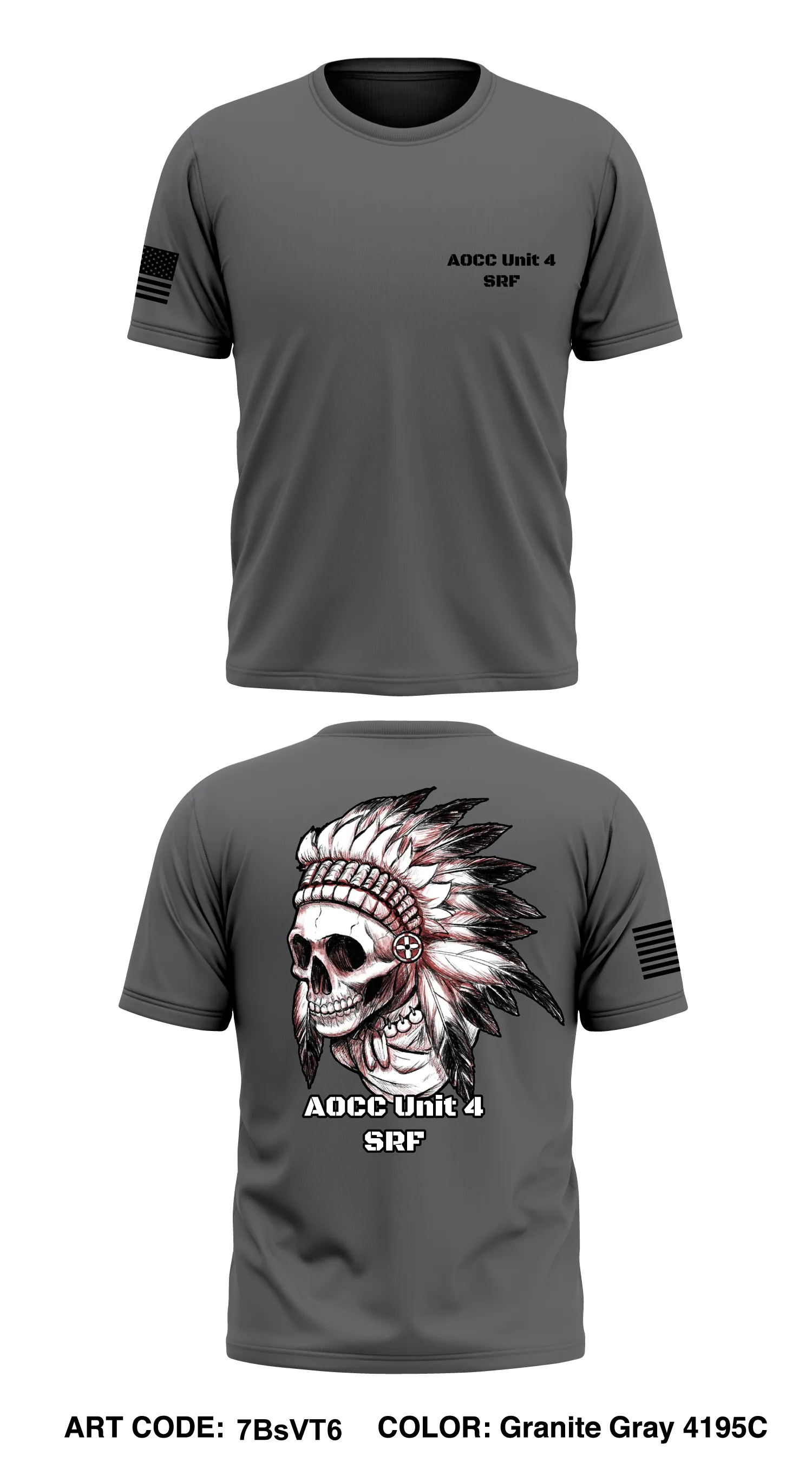 AOCC Unit 4 SRF Core Men's SS Performance Tee - 7BsVT6