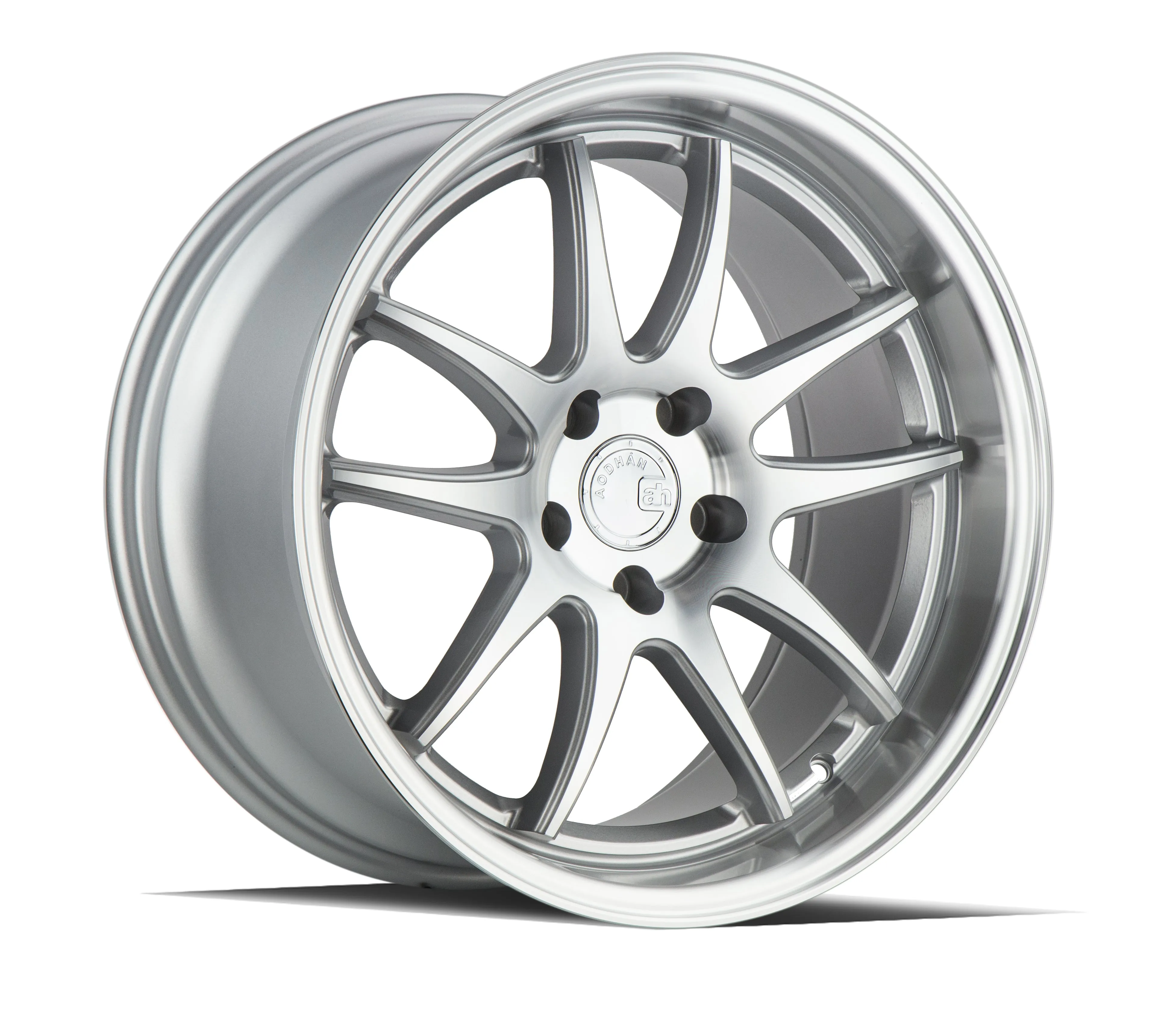 Aodhan DS02 18x9.5 5x114.3  22 Silver w/Machined Face