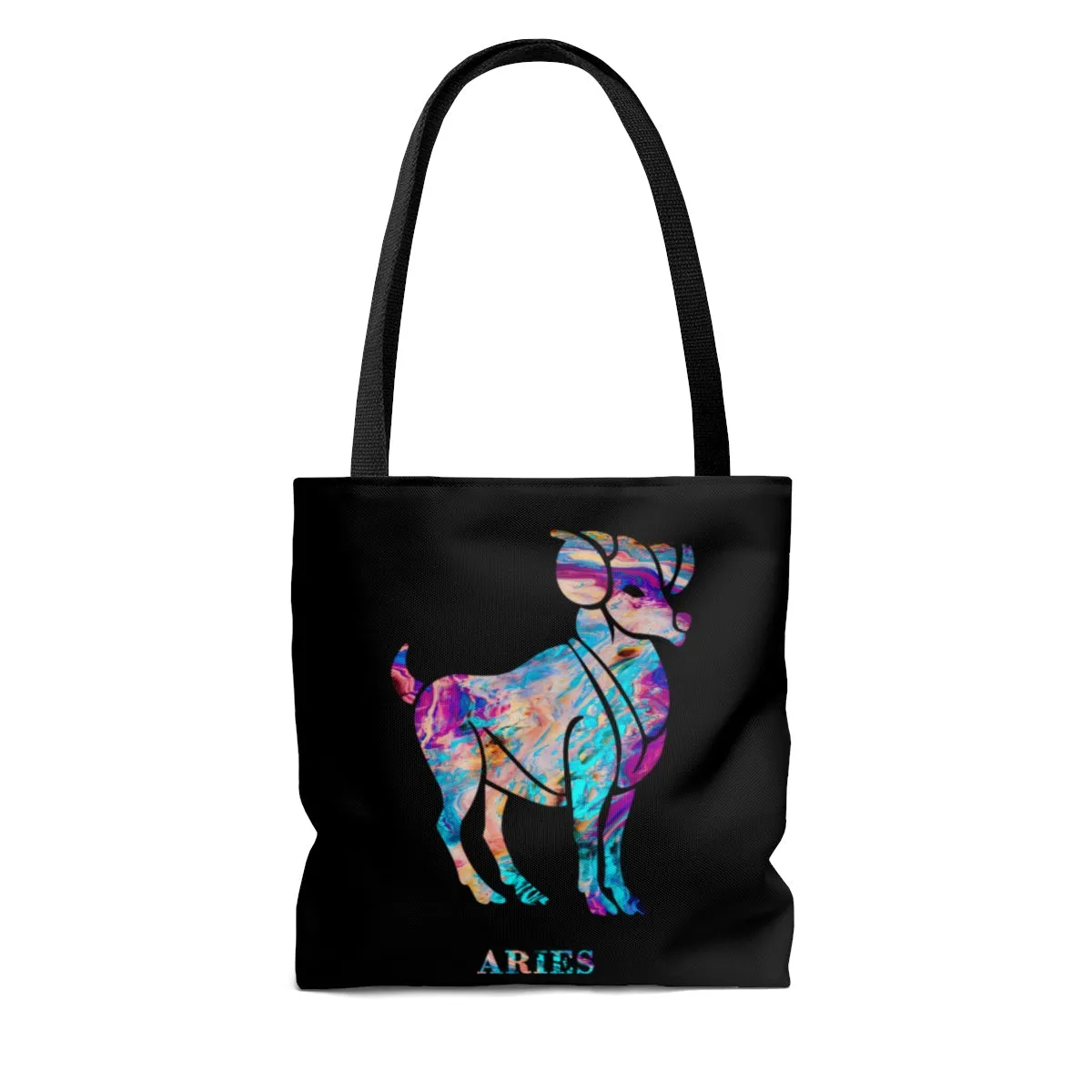 Aries Zodiac Sign Tote Bag