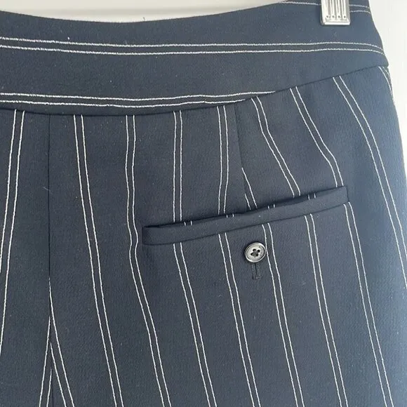 𝅺aritzia Wilfred pinstripe tie front shorts sz 2