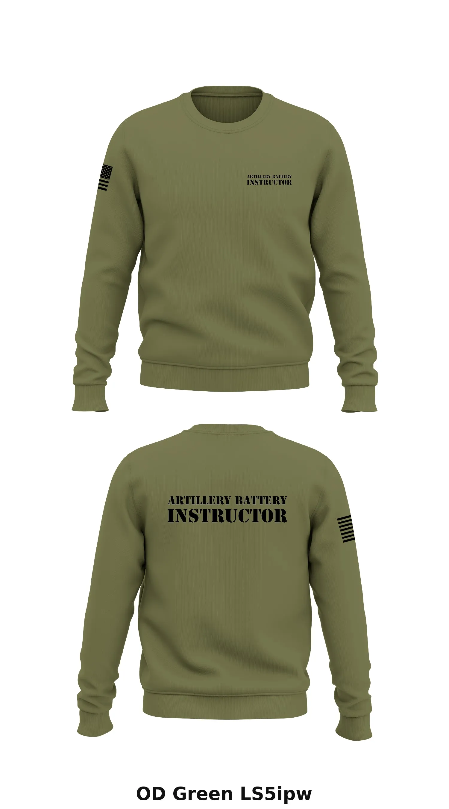 Artillery Instructor Battery Store 1 Core Men's Crewneck Performance Sweatshirt - LS5ipw