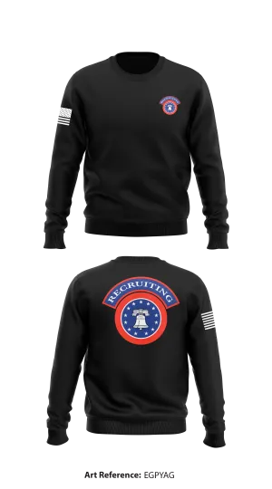 Aurora Recruiting Store 1 Core Men's Crewneck Performance Sweatshirt - EGPYAG