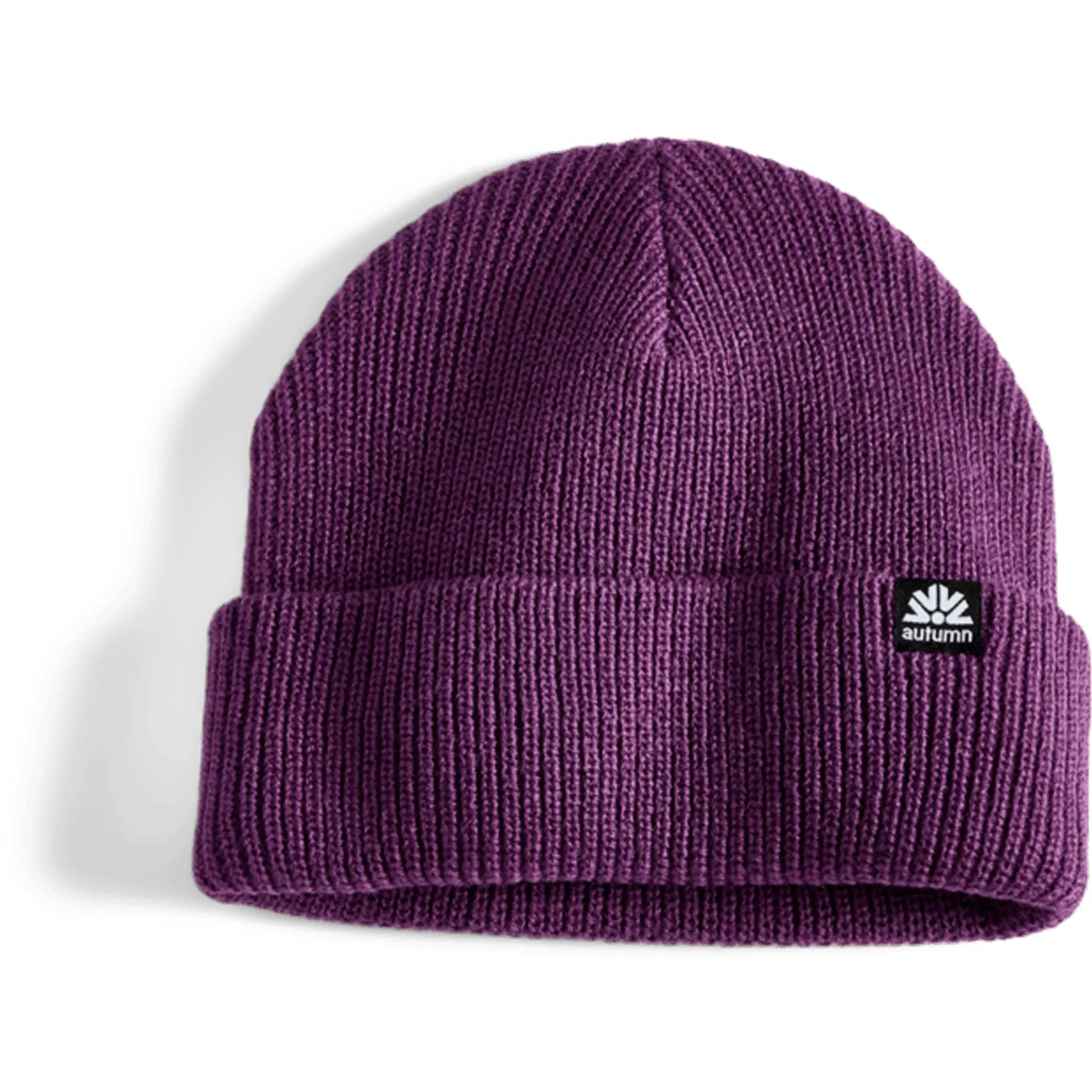 Autumn Simple Beanie Eggplant