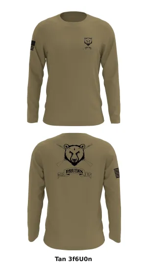 B Co, 2nd BN, 2nd IN REGT Store 1 Core Men's LS Performance Tee - 3f6U0n