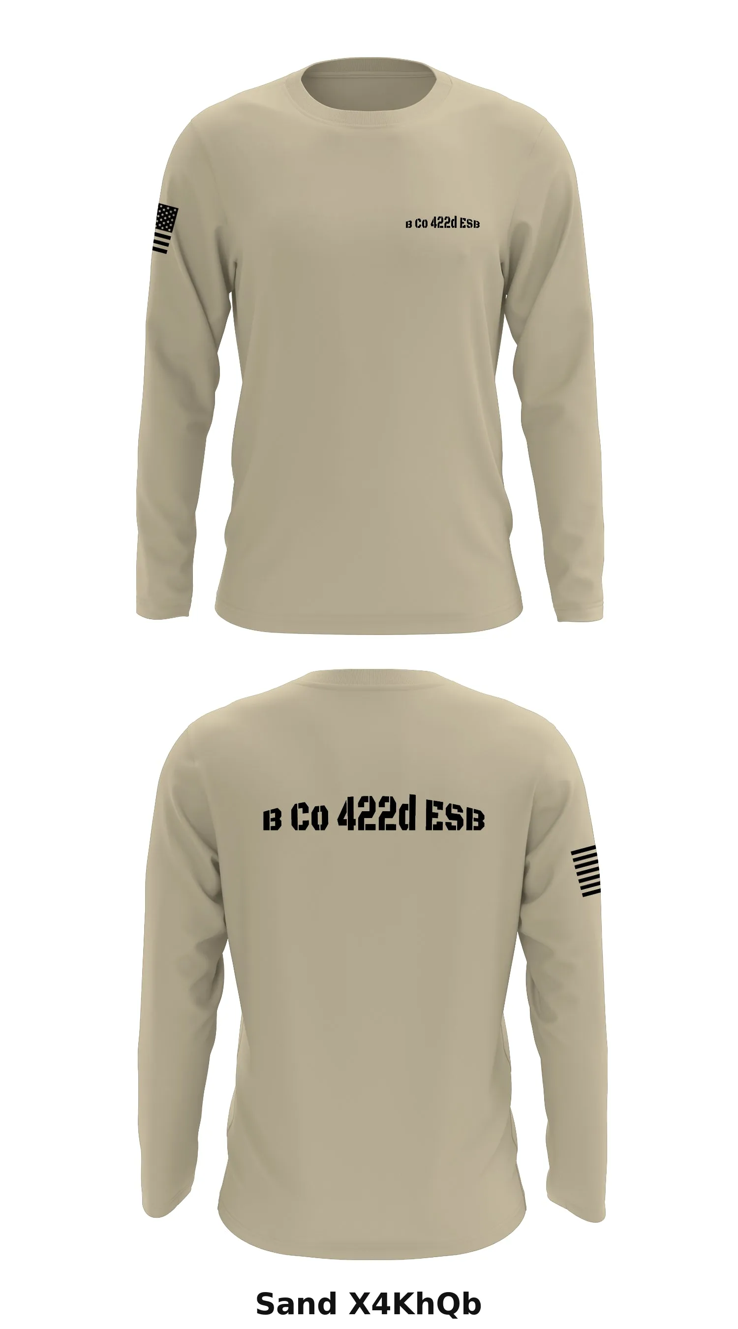 B Co 422d ESB Store 1 Core Men's LS Performance Tee - X4KhQb