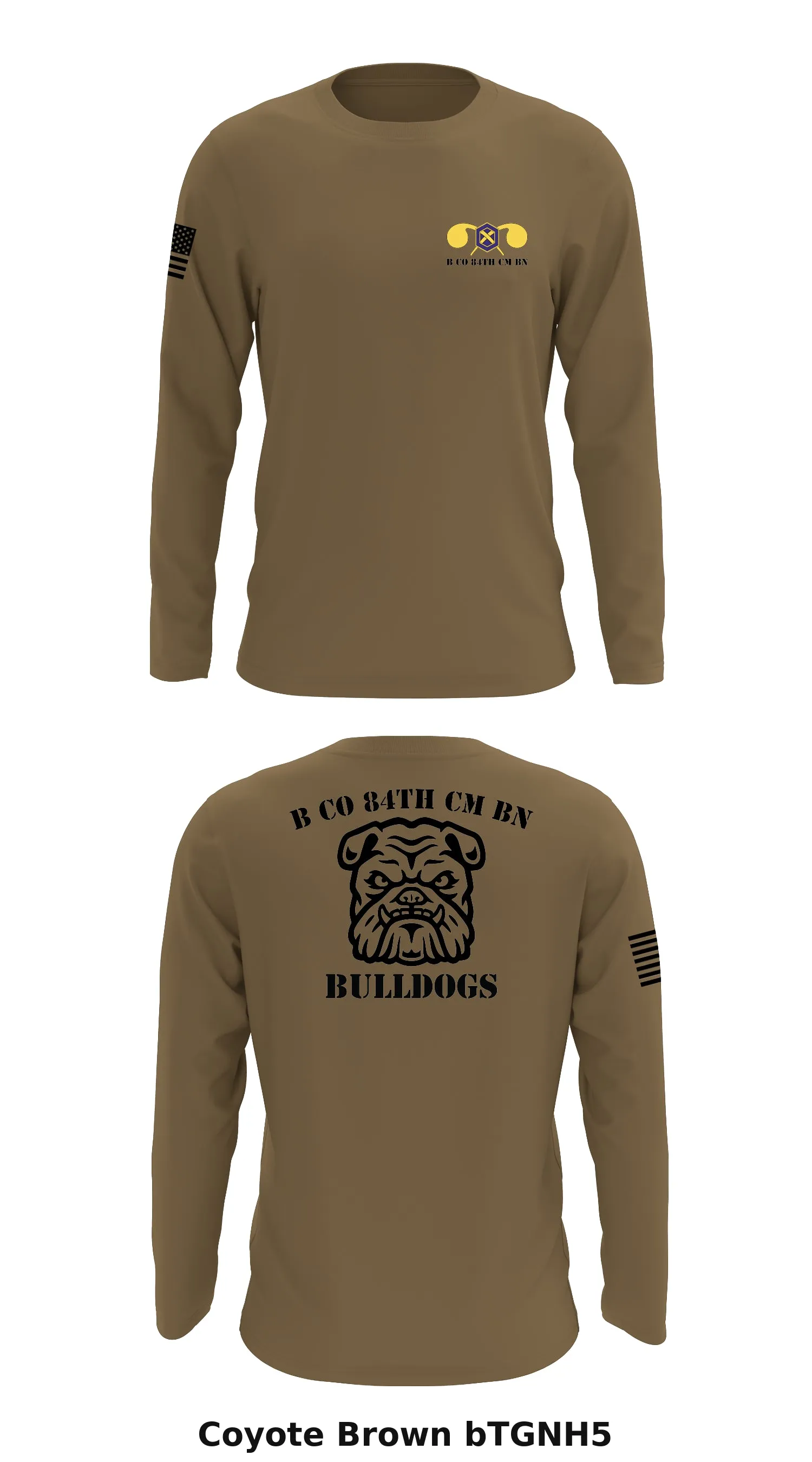 B co 84th CM BN Store 1 Core Men's LS Performance Tee - bTGNH5