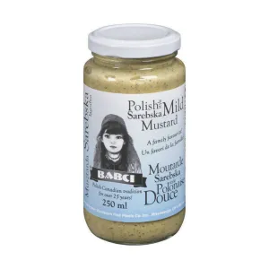 Babci Mustard MILD 250mL - Sarebska
