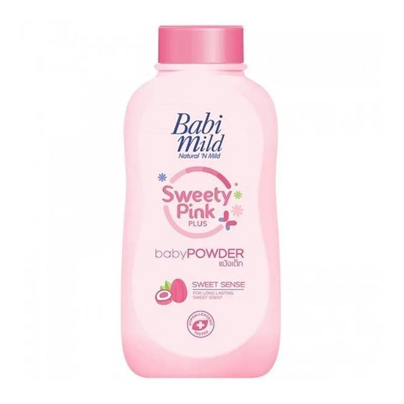 Babi Mild Baby Sweety Pink Plus Baby Powder 380ml