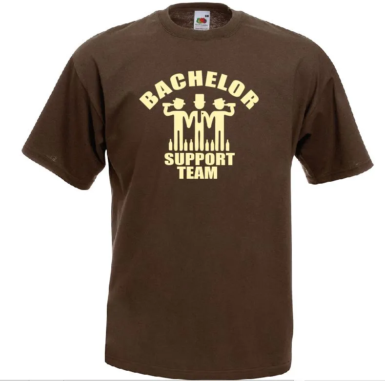 Bachelor Support Team Stag T-Shirt, Personalised Gift