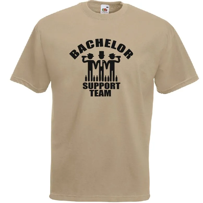 Bachelor Support Team Stag T-Shirt, Personalised Gift