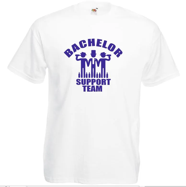Bachelor Support Team Stag T-Shirt, Personalised Gift