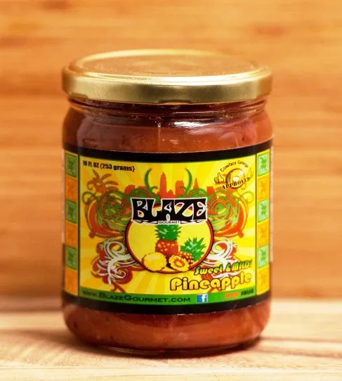 BACK IN STOCK - Blaze Gourmet (Fruit) Mild Pineapple Salsa