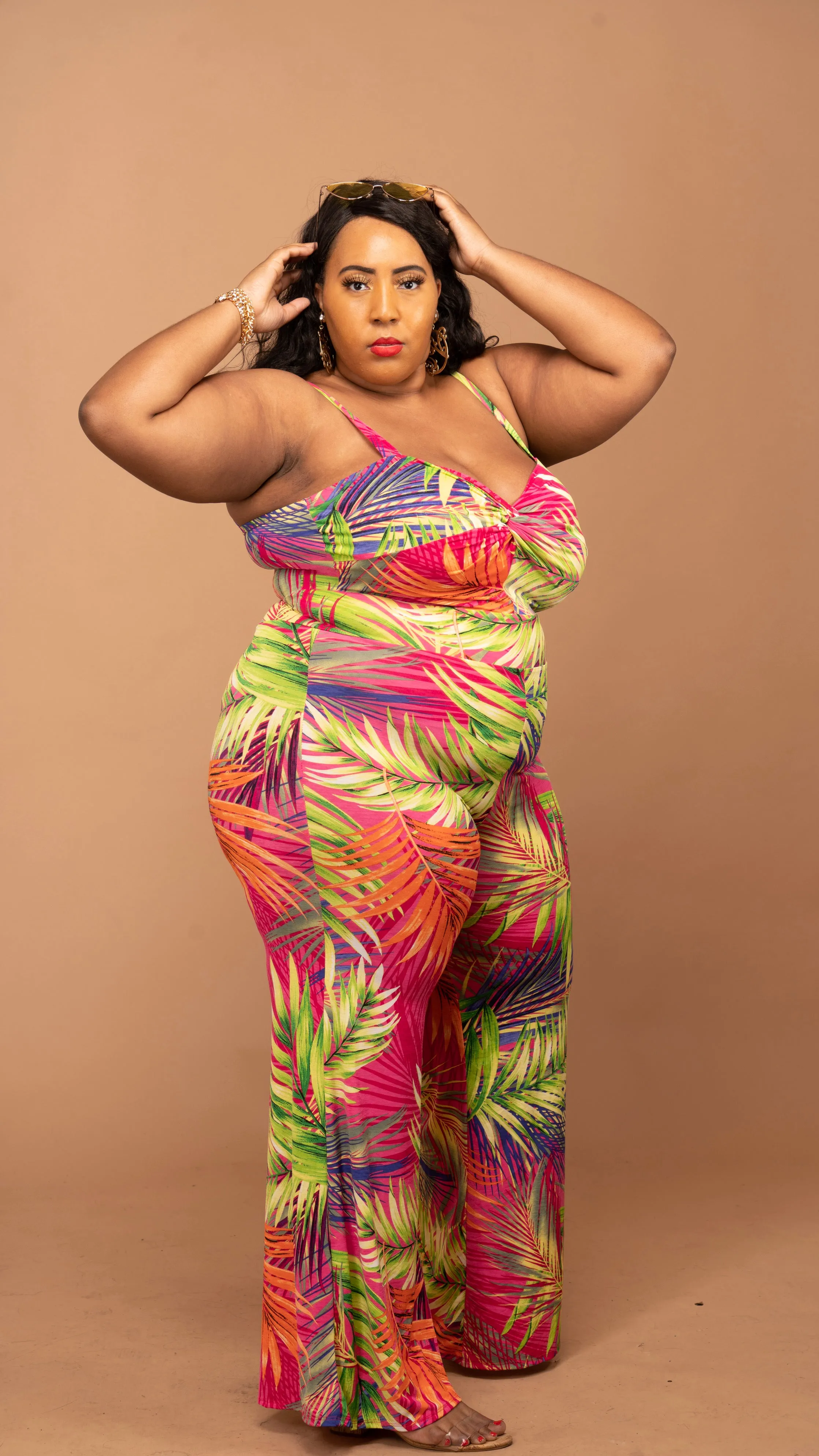 Baecation jumpsuit (Plush Size)