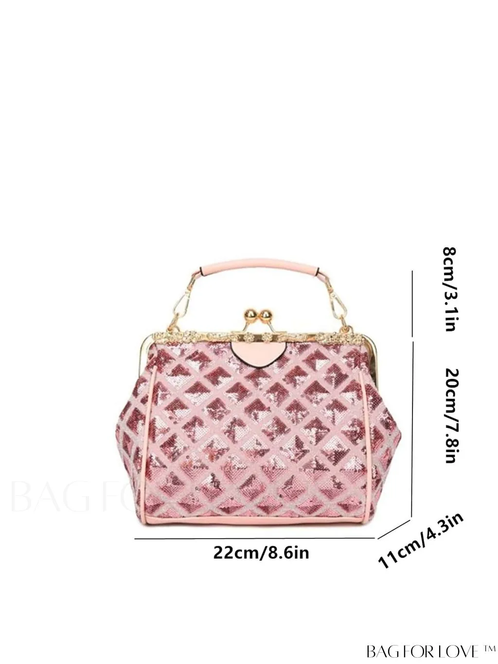 BagForLove - Chic Sequin Clutch Bag: Stylish, Compact, and Versatile.