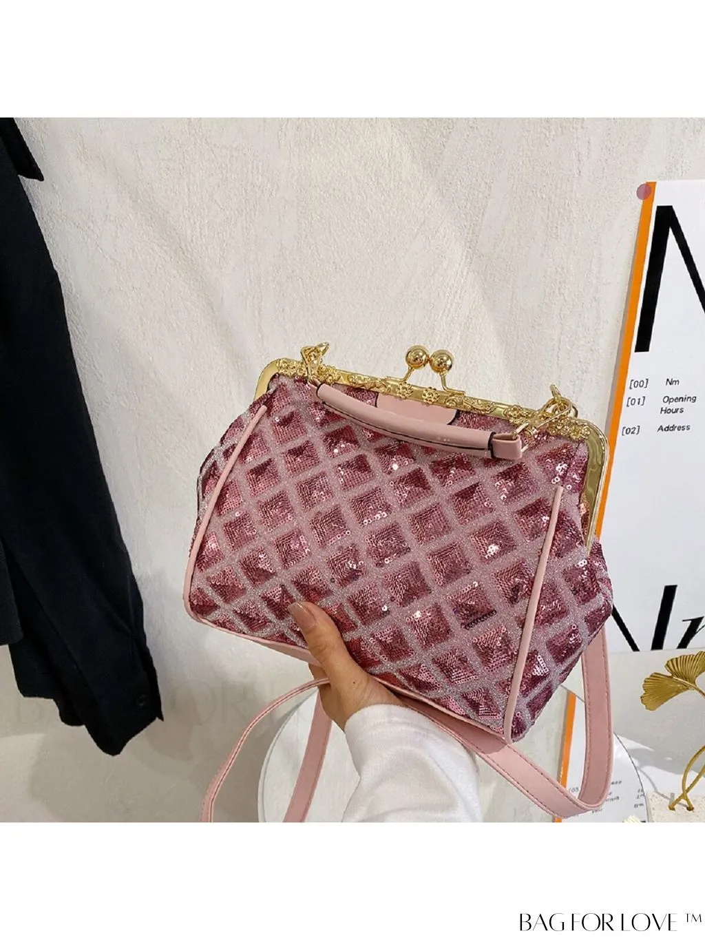 BagForLove - Chic Sequin Clutch Bag: Stylish, Compact, and Versatile.