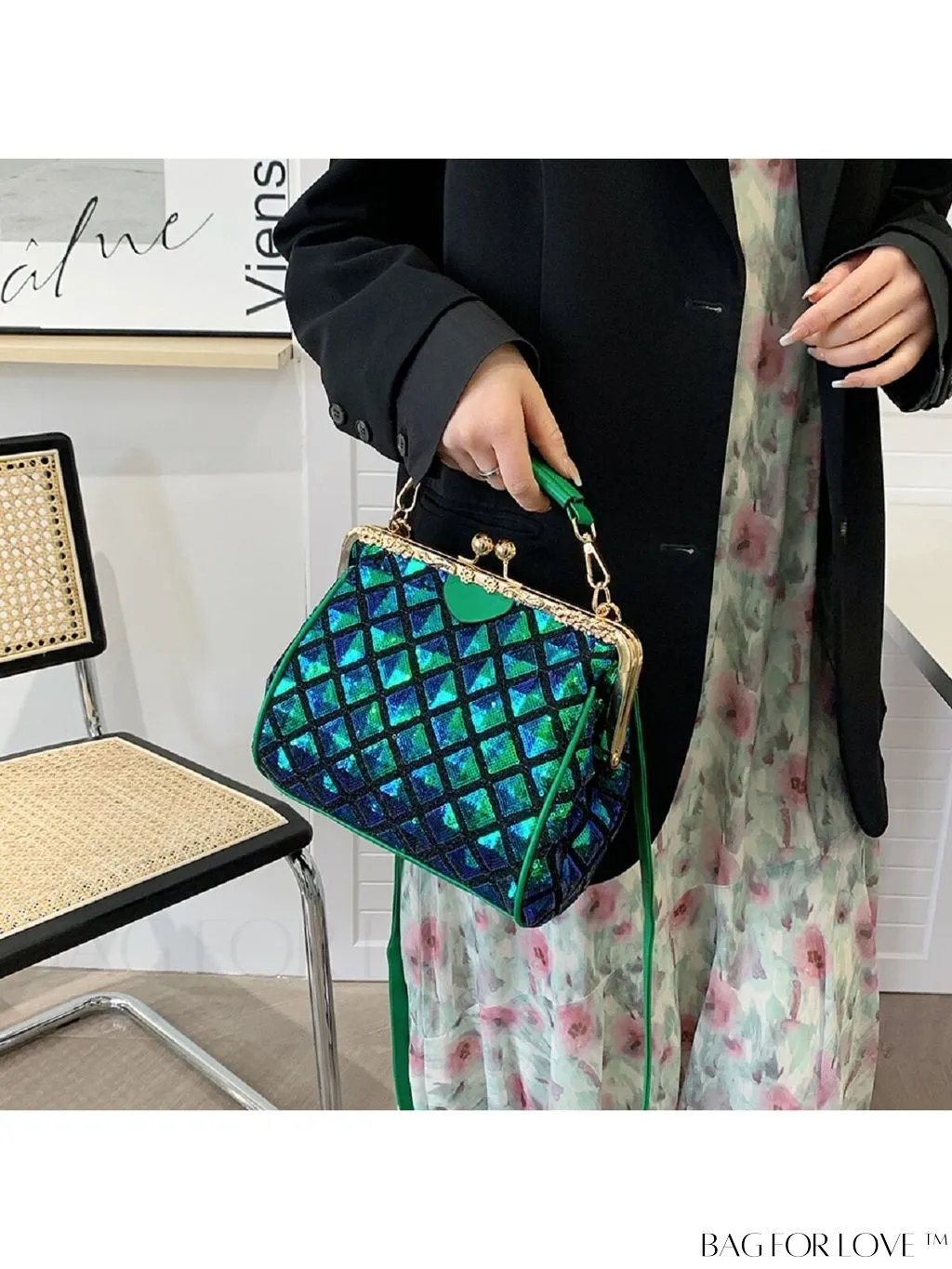 BagForLove - Chic Sequin Clutch Bag: Stylish, Compact, and Versatile.