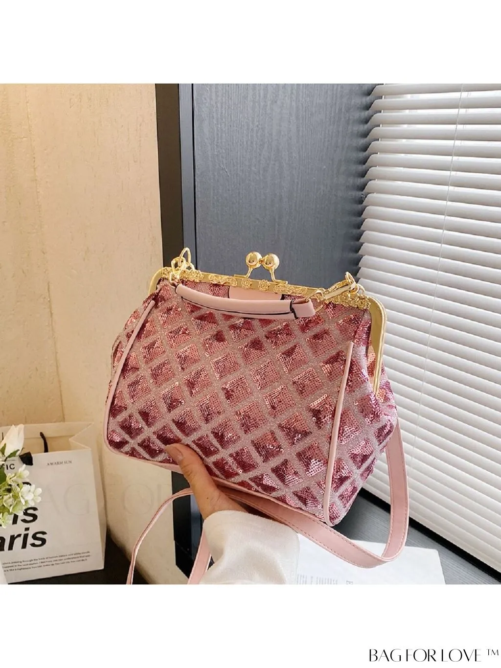 BagForLove - Chic Sequin Clutch Bag: Stylish, Compact, and Versatile.