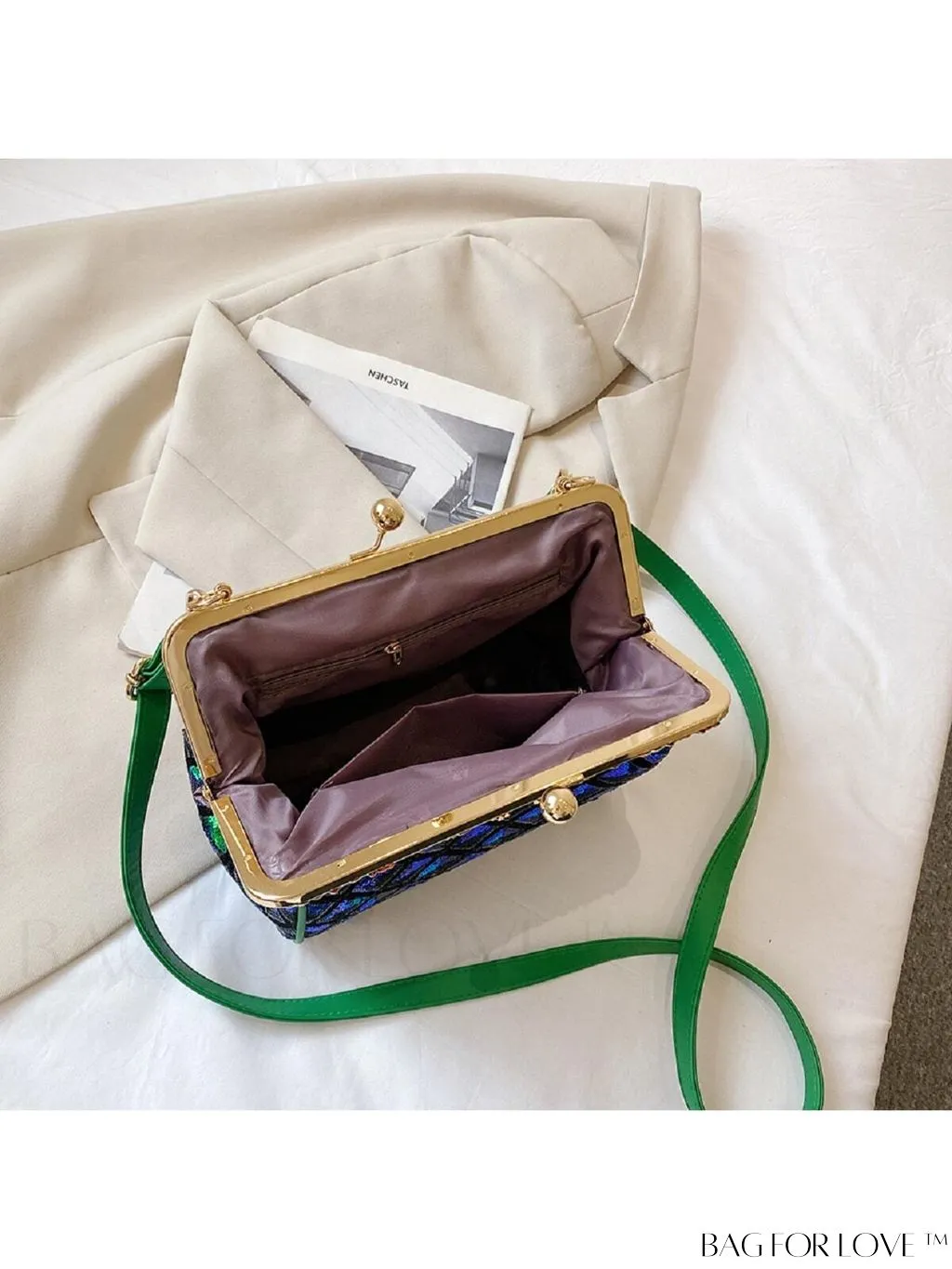 BagForLove - Chic Sequin Clutch Bag: Stylish, Compact, and Versatile.