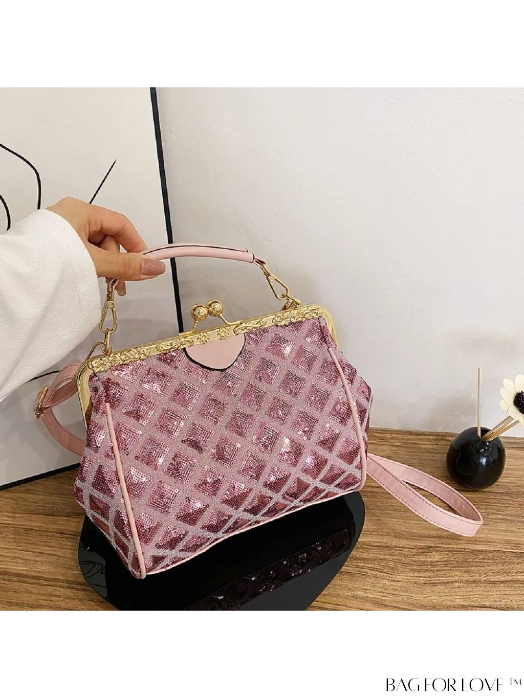 BagForLove - Chic Sequin Clutch Bag: Stylish, Compact, and Versatile.