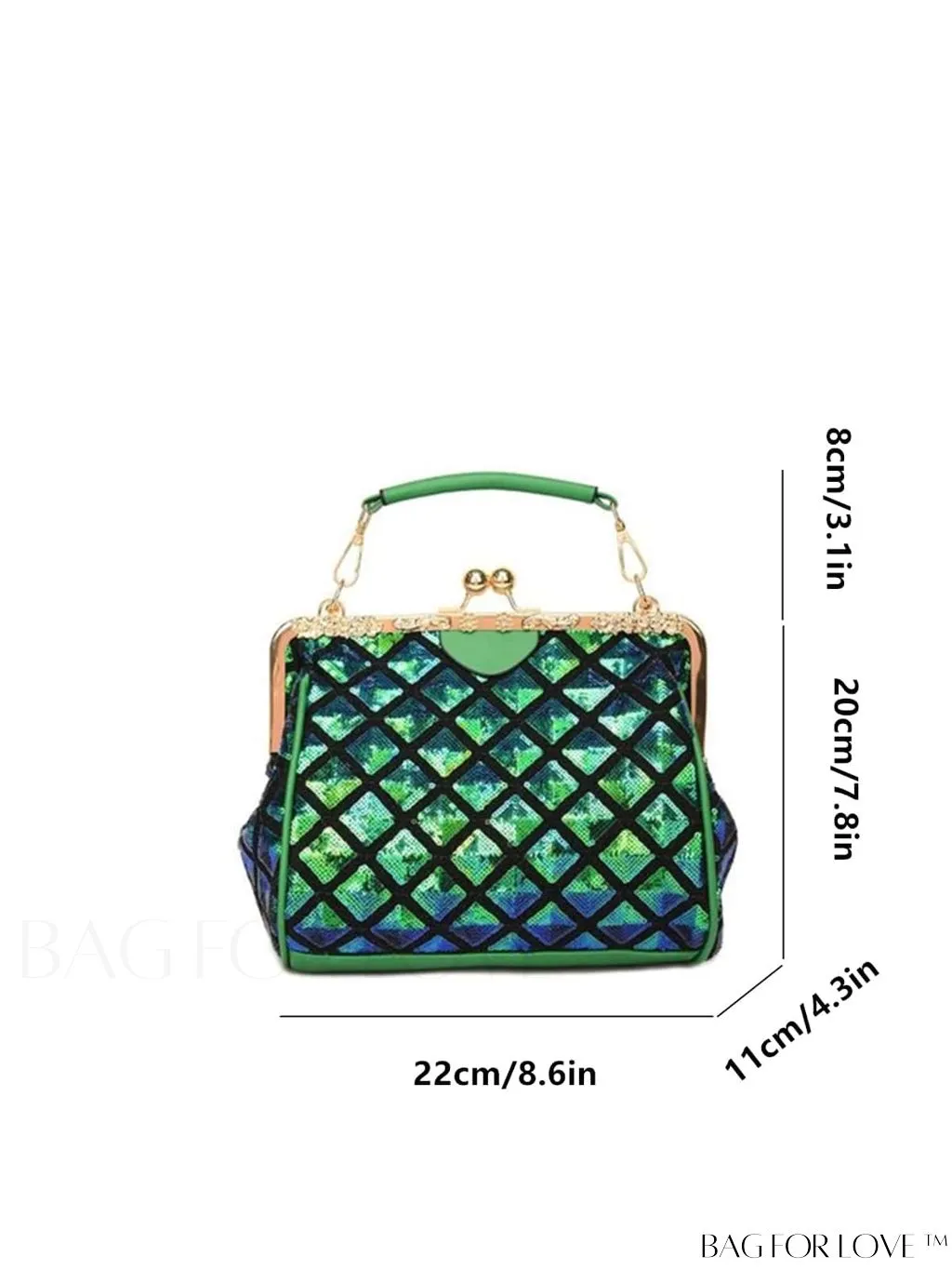 BagForLove - Chic Sequin Clutch Bag: Stylish, Compact, and Versatile.