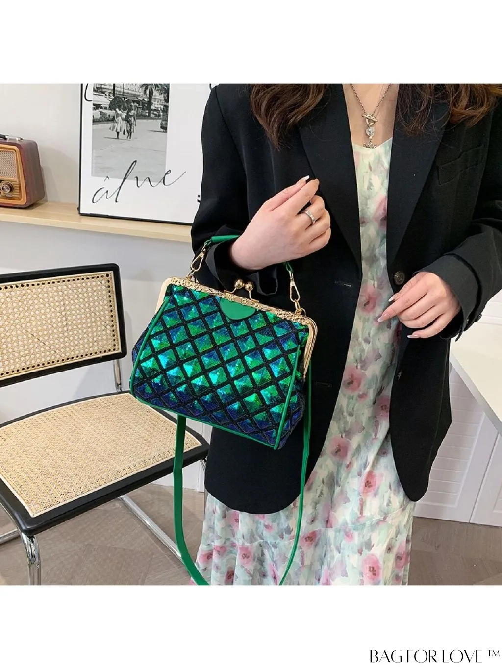 BagForLove - Chic Sequin Clutch Bag: Stylish, Compact, and Versatile.