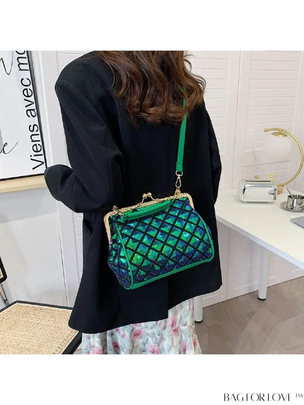 BagForLove - Chic Sequin Clutch Bag: Stylish, Compact, and Versatile.