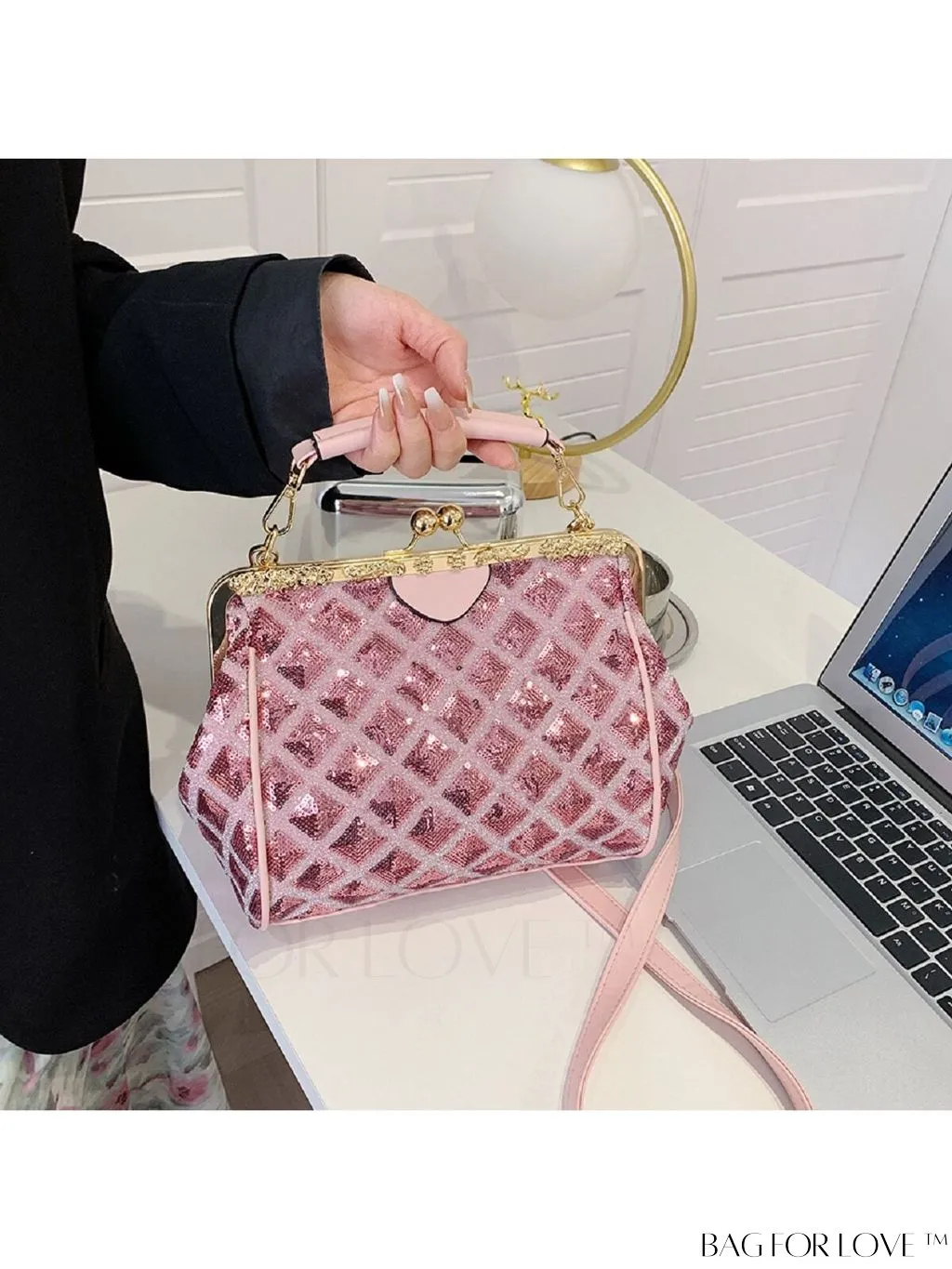 BagForLove - Chic Sequin Clutch Bag: Stylish, Compact, and Versatile.