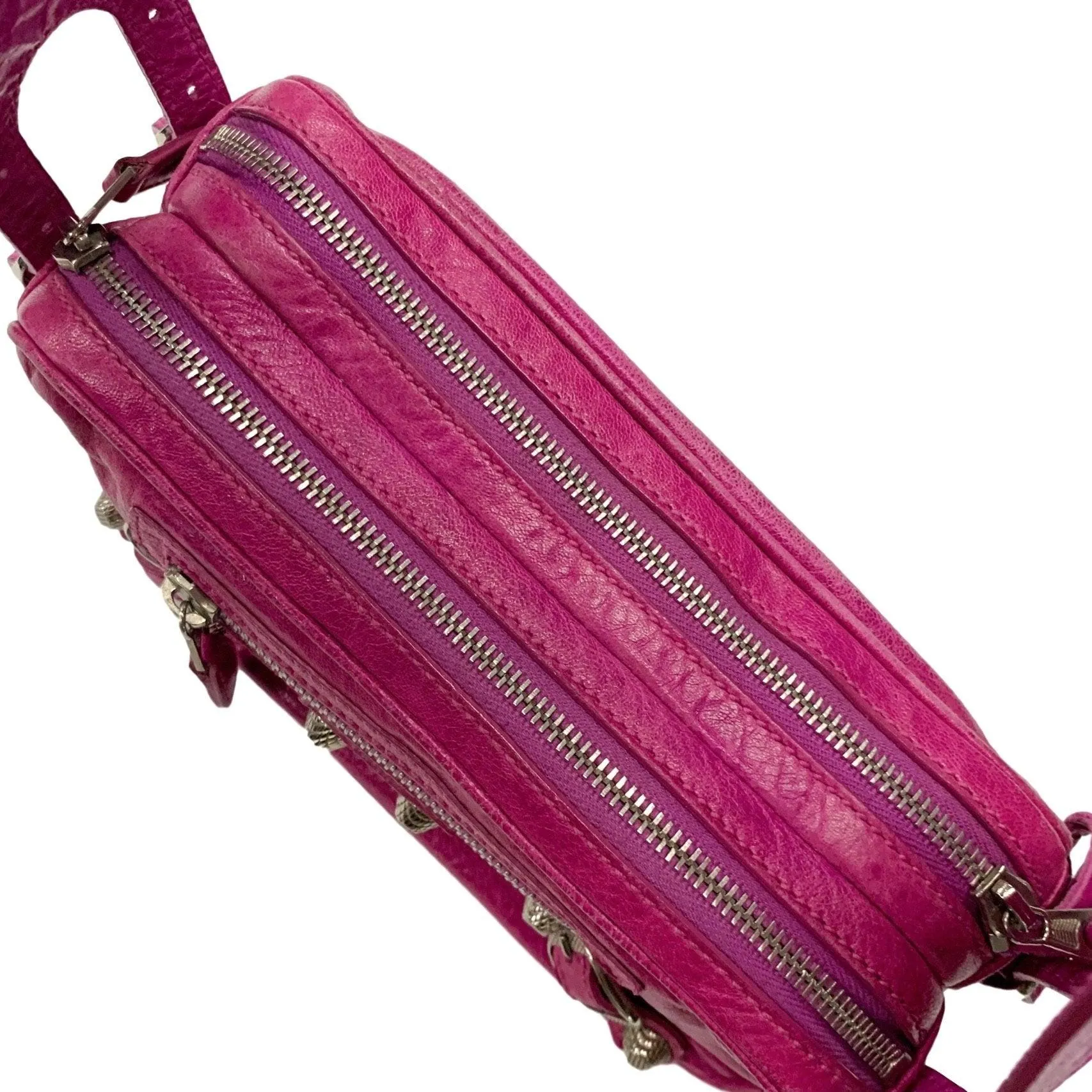 Balenciaga Fuchsia Mini Shoulder Bag