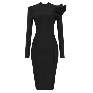 BANDAGE MIDI DRESS