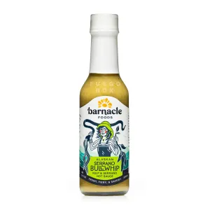 Barnacle Foods Serrano Bullwhip Hot Sauce