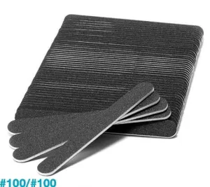 Barneys Cushioned Nail File - Pack of 10 Grit #100/100