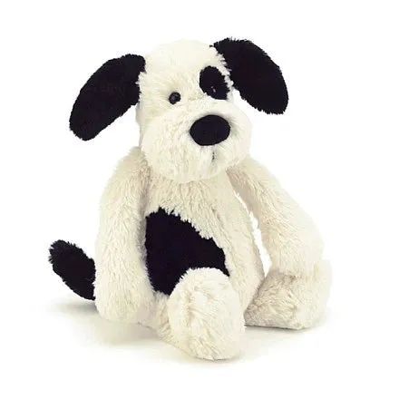 Bashful Black & Cream Puppy Small Cream