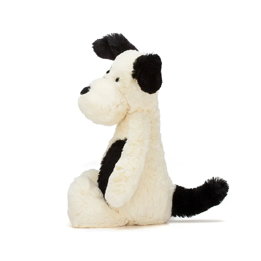 Bashful Black & Cream Puppy Small Cream