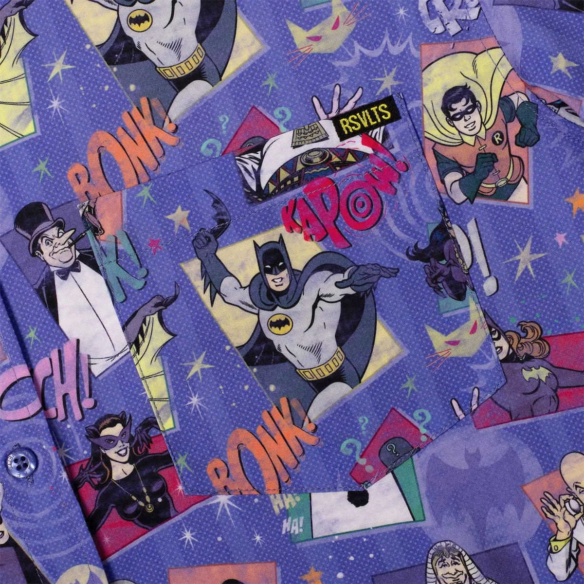 Batman™ 85th Anniversary "Kapow! Bonk! Thwack!" – KUNUFLEX Short Sleeve Shirt