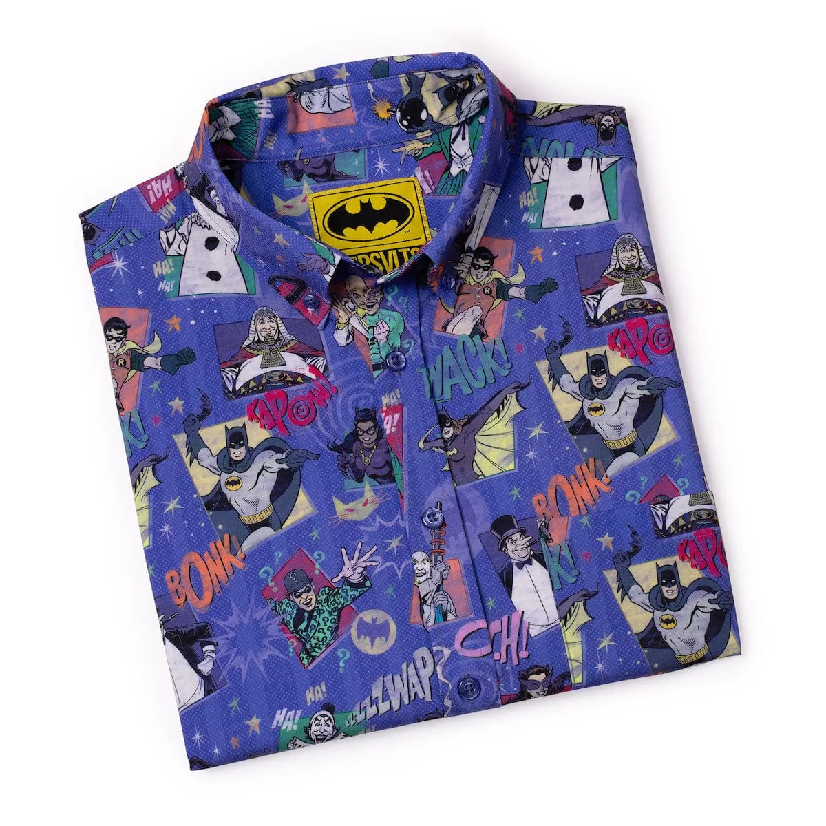Batman™ 85th Anniversary "Kapow! Bonk! Thwack!" – KUNUFLEX Short Sleeve Shirt