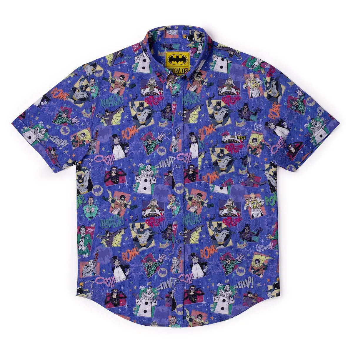 Batman™ 85th Anniversary "Kapow! Bonk! Thwack!" – KUNUFLEX Short Sleeve Shirt
