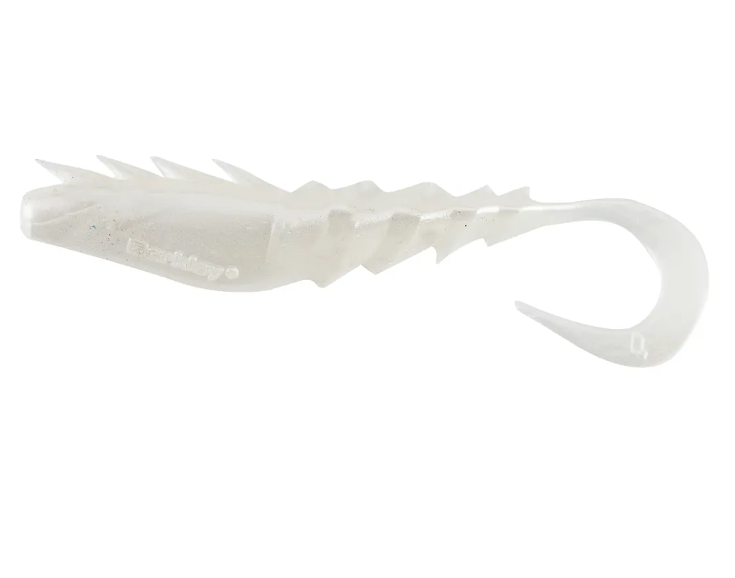 Berkley Gulp Alive Bulk Value Tub Nemesis Prawn Curl Tail 4 inch Soft Plastic Lure