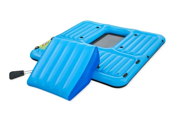 Bestway 12'4" X 10'2"/3.76M X 3.11M Summer Slide Activity Island (1 island,1 slide,1 anchor bag, repair patch.)