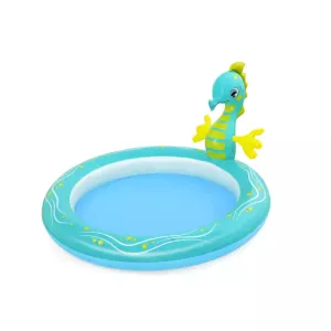 Bestway 6′2" X 63" X 34"/1.88M X 1.60M X 86CM Seahorse Sprinkler Pool (Contents:One pool, repair patch)