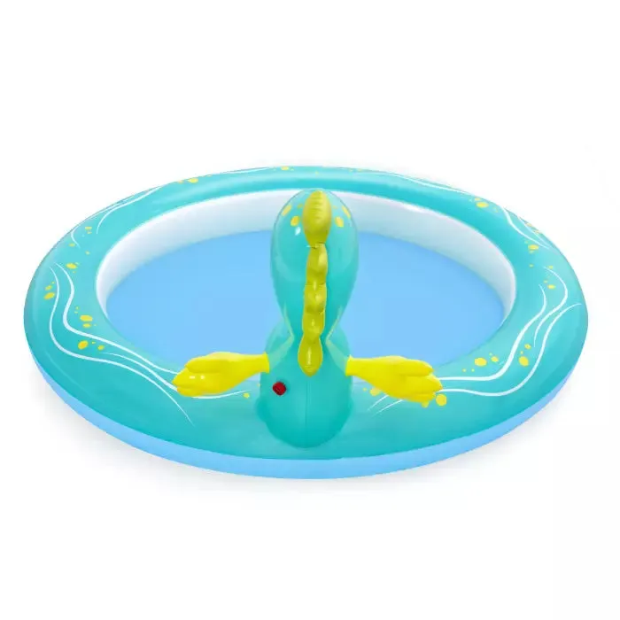 Bestway 6′2" X 63" X 34"/1.88M X 1.60M X 86CM Seahorse Sprinkler Pool (Contents:One pool, repair patch)